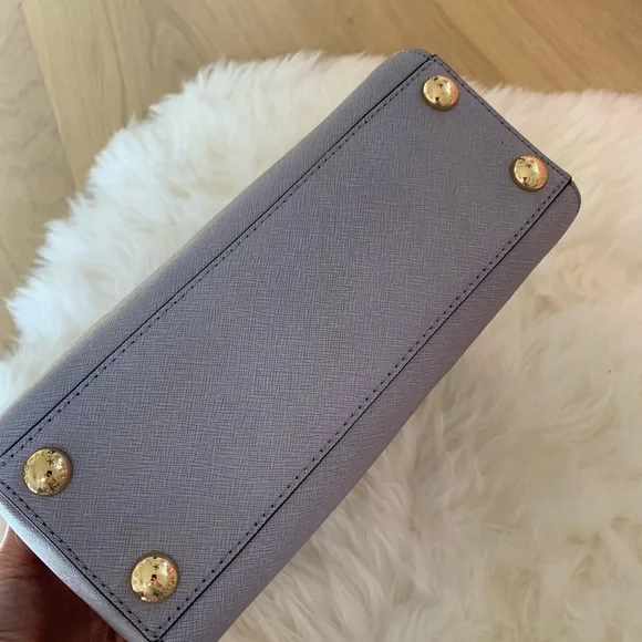 NewMicheal Kors Cynthia Saffiano Small Leather Satchel Bag